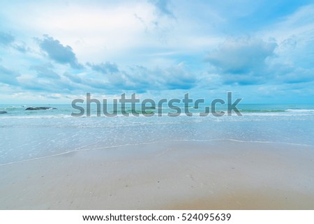 beach and tropical sea in Rayong , Thailand