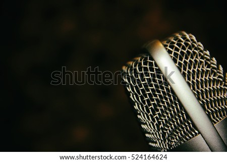 Condenser microphone. Color