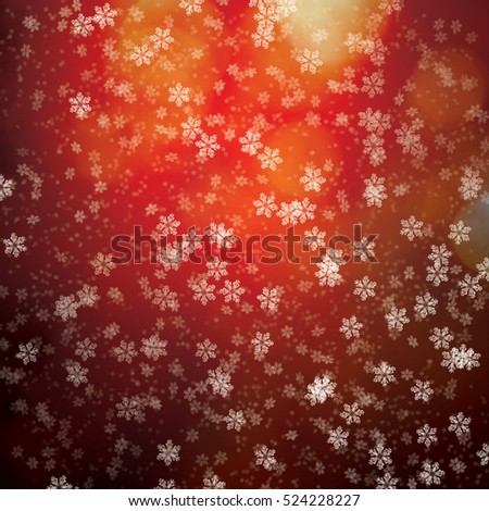 Snowing Background with subtle bokeh
