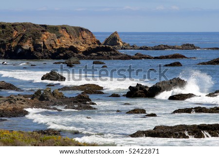 Stock image of California's Central Coast, Big Sur, USA