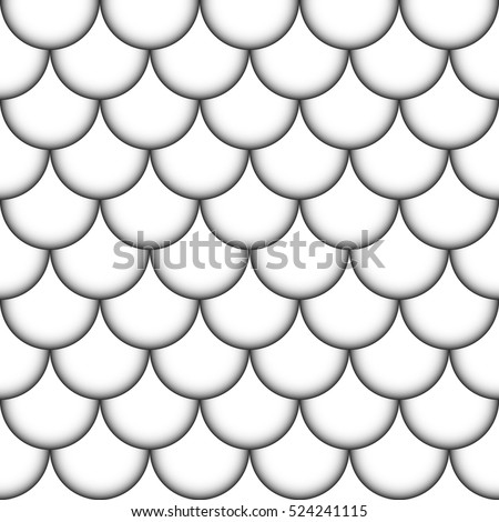 Seamless pattern with fish skin. Abstract background. Vector illustration. Pattern for the wrapping, home decor, website, brochures and presentations in a modern style and white color