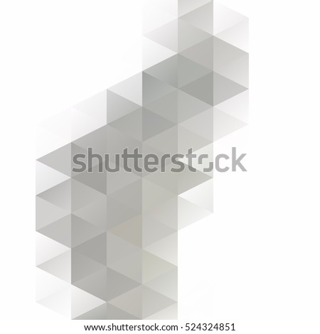 Gray White Grid Mosaic Background, Creative Design Templates