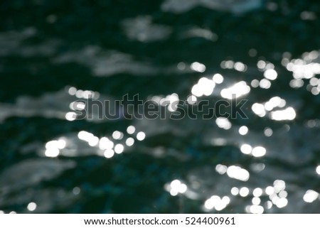 Sun reflections in water,Beautiful water background