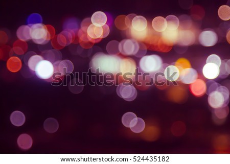 Abstract bokeh background of Christmaslight