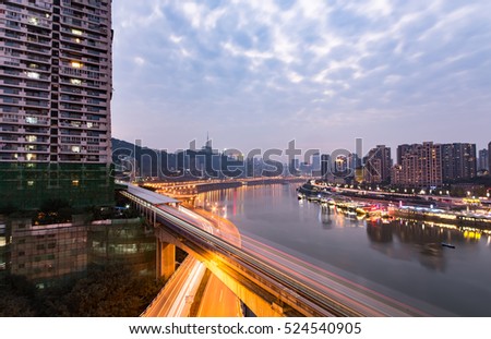 China Chongqing elevated light rail