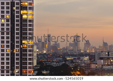 view of Bangkok Thailand