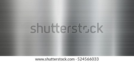 Brushed Metal texture background in silver