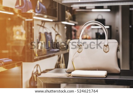 Luxury handbags Royalty-Free Stock Photo #524621764