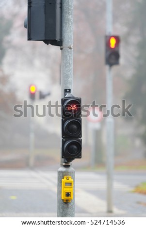 The image of traffic lights
