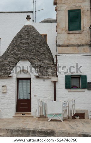 The famous Trulli Houses in Alberobello, Italy