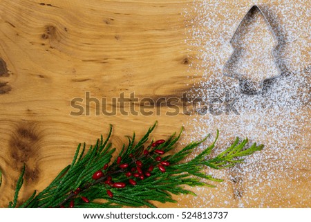 Natural wooden Christmas 