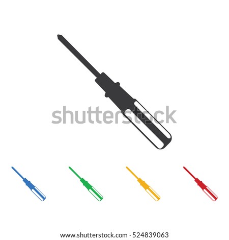 screwdriver icon. Construction icons universal set for web and mobile