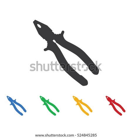 pliers icon. Construction tools icons universal set for web and mobile
