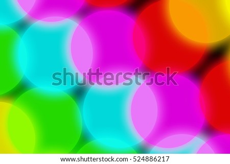 Bokeh Rainbow Christmas Light Effect Image, Background, Pattern, Wallpaper.