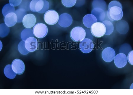 bokeh blue light effect abstract background