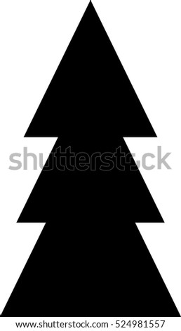 Christmas tree icon Christmas tree vector icon 