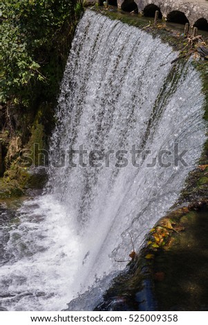 New Athos Waterfall in the afternoon, Abkhazia
