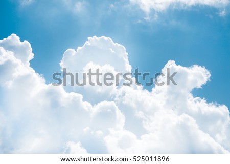 sky-clouds background. Royalty-Free Stock Photo #525011896