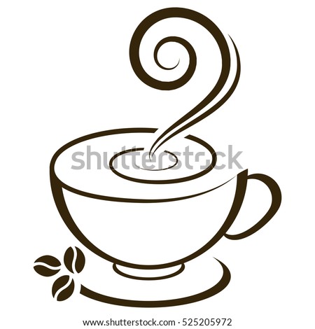 Vector illustration of of coffee cup icon