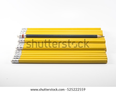 Ledership concept using pencil