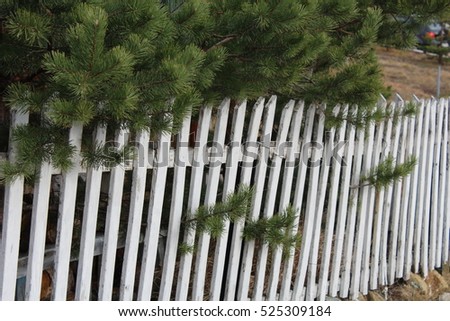 Fence - Stock Image