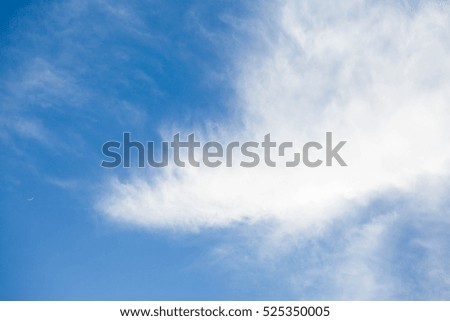 Clouds in blue sky background,Vast blue sky ,Beautiful background
