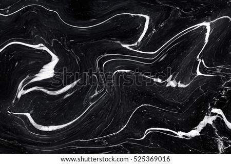 Black Marble ink texture acrylic painted waves texture background. pattern can used for wallpaper or skin wall tile luxurious. Royalty-Free Stock Photo #525369016