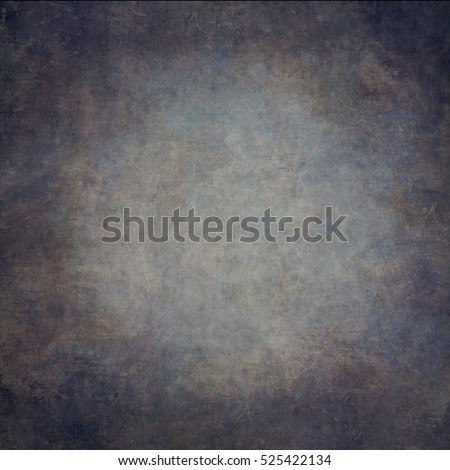 Abstract blue  hand-painted vintage background