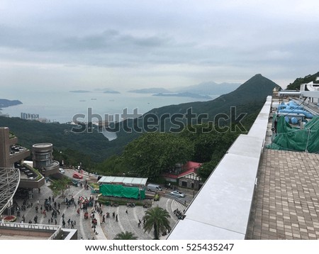 Mountain Range and Ocean View From Rooftop