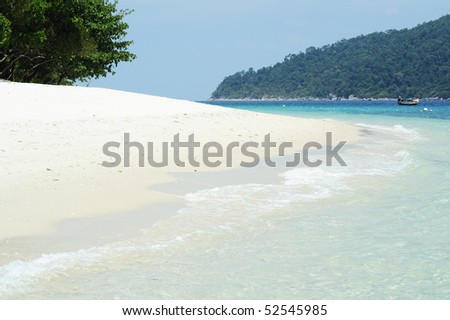 Beautiful beach and sea in Thailand