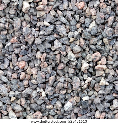 Seamless texture of gravel in HDR mode for game design