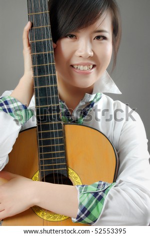 Taking the guitar girl