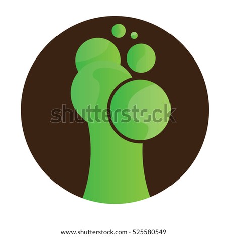 Isolated abstract tree on a white background, Vector illustration