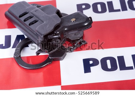 Polish police elements equipment