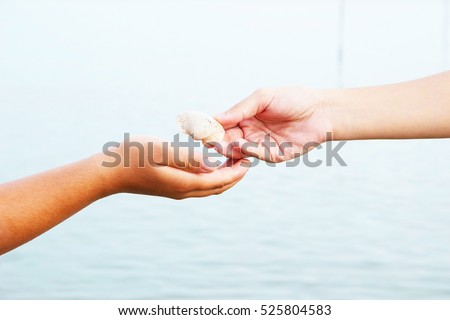  Giving hand,