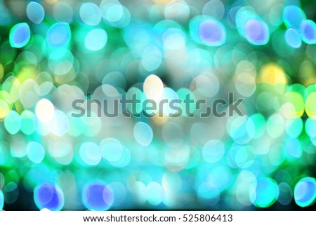 Color Blurred background : Bokeh lighting in concert with audience , texture dot copy space,music performance concert with bokeh spotlight. entertainment concert lighting on stage,blurred disco party.