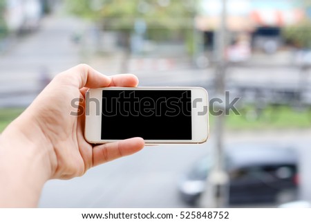 Phone in hand