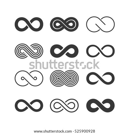 infinity symbols set