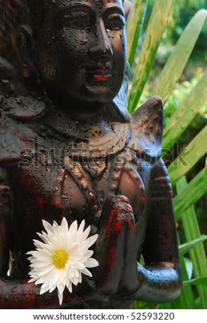 peaceful buddha statue