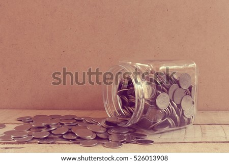 money in the glass vintage