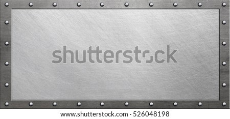 Steel frame with rivets