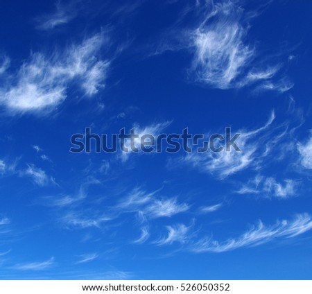 background of blue sky and white clouds