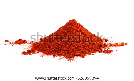 Pile of Red Paprika Royalty-Free Stock Photo #526059394
