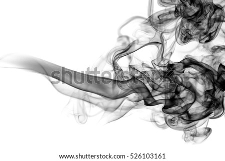 Movement of smoke,black smoke on white background, smoke background,black ink background, ,beautiful black  smoke,Black&W