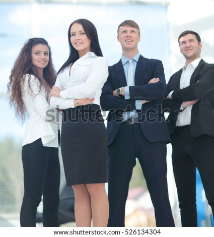 A group of successful business people