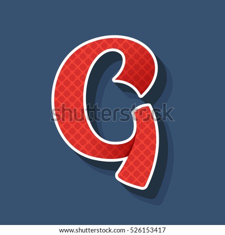 G letter logo. Vintage handmade sport alphabet, college team script font. Vector elements for club banner, t-shirt, labels, posters etc.