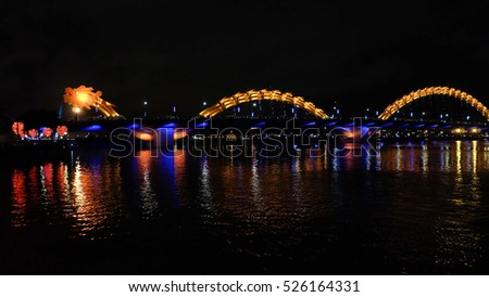 Dragon Bridge, Da Nang, Vietnam Royalty-Free Stock Photo #526164331