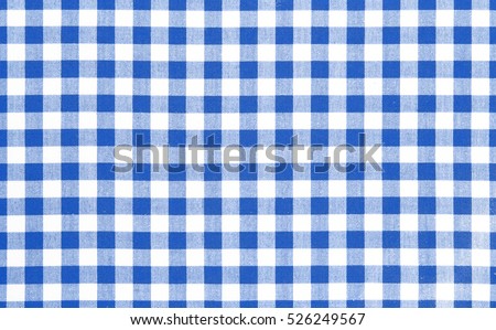Blue picnic cloth pattern wallpaper background.Kitchen menu backdrop.Retro fabric surface transparent.