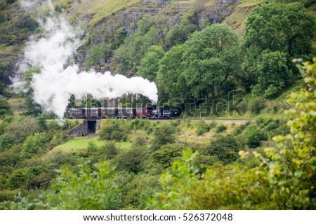 Brecon Mountain Railway,Wales,UK Royalty-Free Stock Photo #526372048