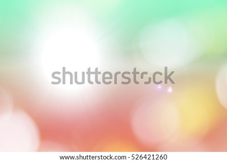Sunlight abstract background with lens flare.